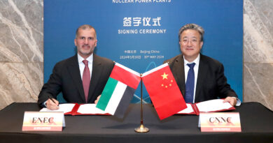 تعاون نووي بين مؤسسة الإمارات للطاقة النووية والمؤسسة الصينية للطاقة النووية