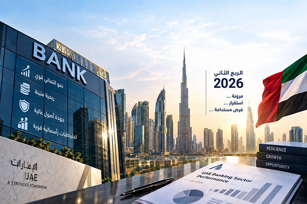 البنوك الإماراتية تواجه ارتفاع تكاليف التمويل مع استمرار قوة الربحية وجودة الأصول